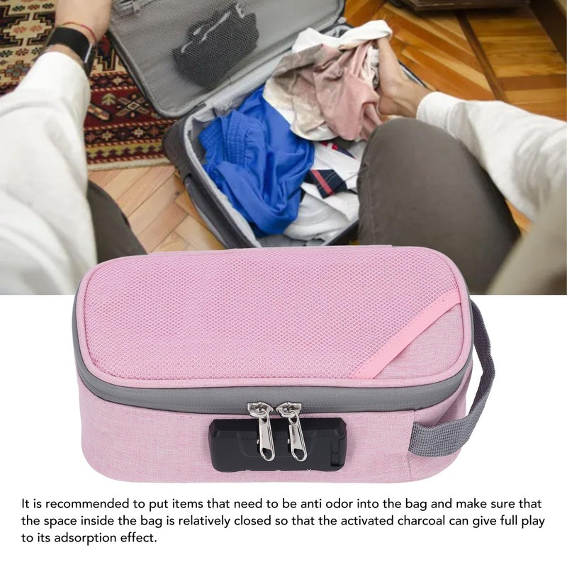 Smell Proof Storage Bag, Portable Waterproof Travel Storage Case Odor
