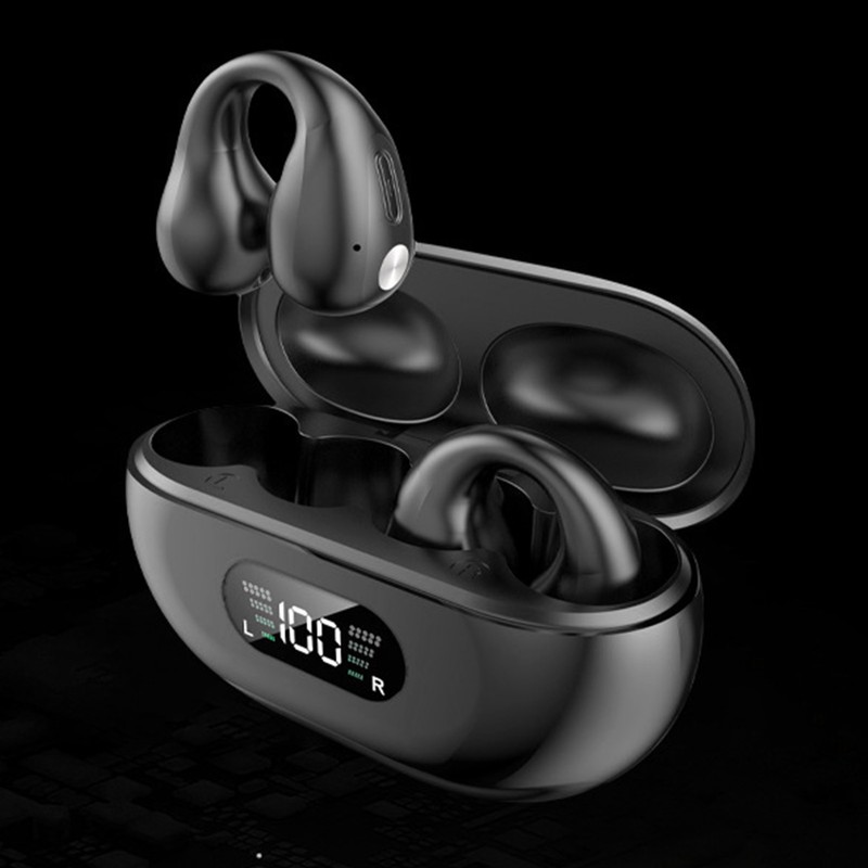 Bluetooth Earbuds Bone Conduction Open Ear Intelligent Digital Display Ergonomic