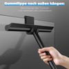 ecooe 30-61-89 cm Adjustable Shower Squeegee, Squeegee Shower Black, Squeegee