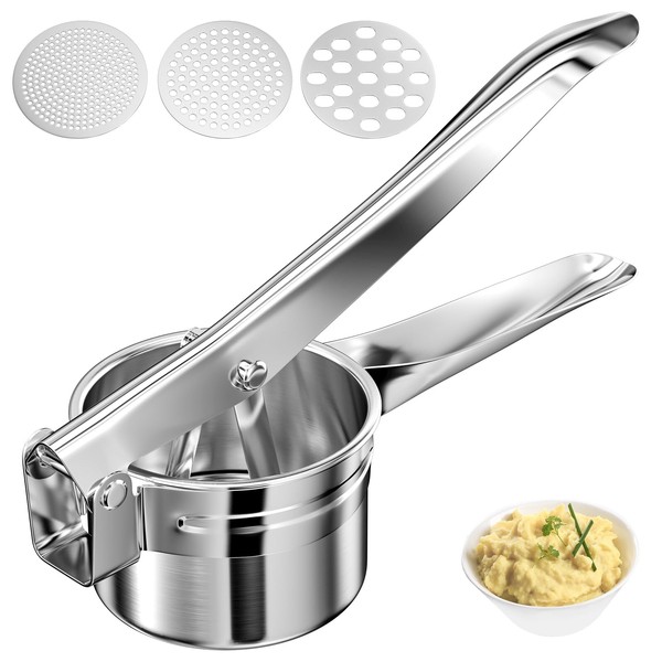 Brevanza Potato Press, Spaghetti Ice Cream Press, Potato Masher, Spaetzle