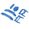 RC 1/18 Bumper Replacement Aluminum Alloy RC Front Rear Bumpers
