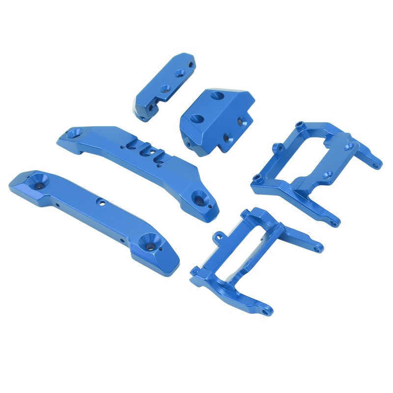 RC 1/18 Bumper Replacement Aluminum Alloy RC Front Rear Bumpers