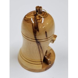 Bethlehem Olive Wood Complete Christmas Ornament Set. Nativity Story by Bethlehem Gifts TM (3.5" Nativity Bell)