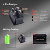 APIELE 3Pcs 2 Position Rocker Toggle Switch ON/Off AC 125V/20A