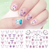 BYNYTO 12 Hojas De Calcomanías De Uñas De Pascua Con