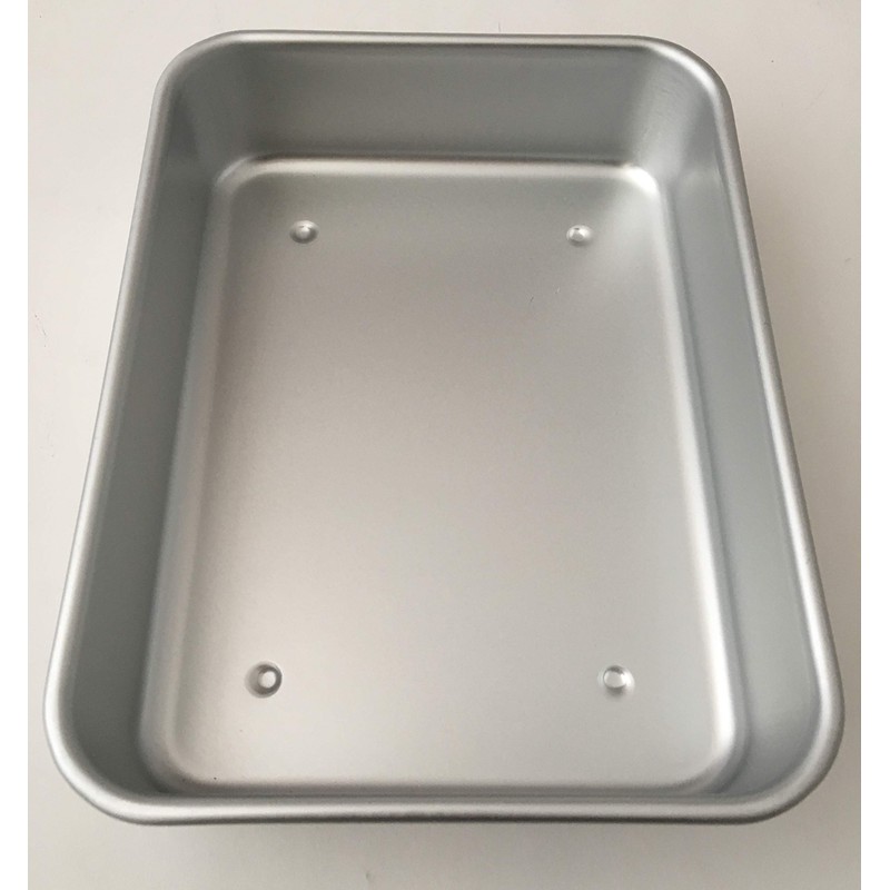 Taniguchi Metal 233133 Aluminum Storage Container with Lid, Shallow Type,