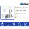 Large Picture Hanging Kit Solid Wall Plasterboard with Clip Set