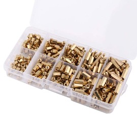 300pcs M3 Brass Motherboard Standoff Spacer Nut Hex Male-Female + Female Spacer Sleeve Screws for Motherboard Circuit Board Spacer Screws