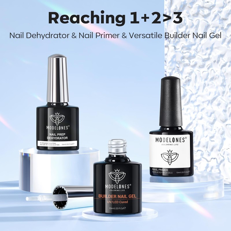 Modelones 8 in One Builder Gel, Builder Gel for Gel