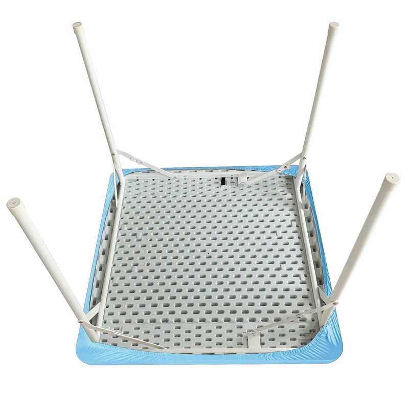 Monibana - Fundas de mesa cuadradas elásticas de elastano ajustadas
