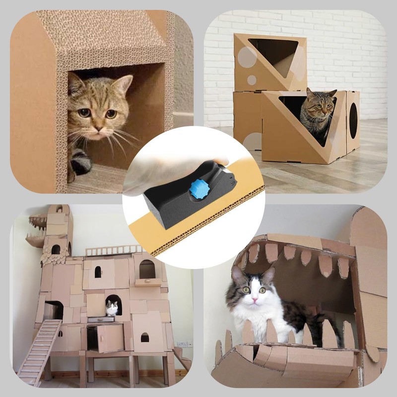 Dongcill Cardboard Cutter for Cat Scratchers, Printed Cardboard Cutter, 3D