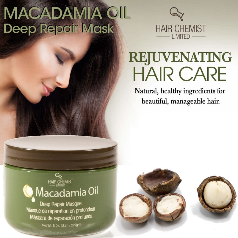 Hair Chemist Macadamia Oil Deep Repair Masque Net Wt. 8