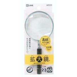 Kutsuwa Blue Glass Magnifier: 65mm Diameter