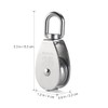 TOPTOMMY M25 Stainless Steel Pulley Climbing Cargo Rope Pulley Pulley