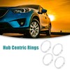 ACROPIX 73.1 to 64.1 mm Hub Centric Rings Silver Tone