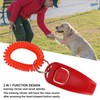 4pcs Pet Training Whistle Dog Clicker with Bracelet, 2 in
