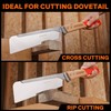 JORGENSEN Japanese Pull Saw, 9.5 Inch Pro Folding Dovetail Saw