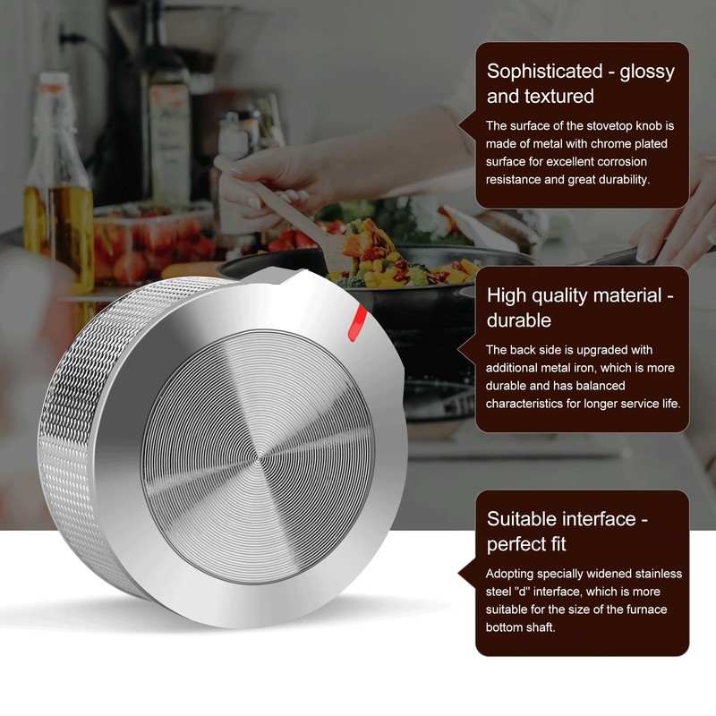 NISHCON W11156487 W10823529 Replacement for Kit.chen-Aid Whirlpool Stove knobs, Replaces