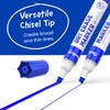 Chalkola 60 Blue Dry Erase Markers Bulk Pack, Blue Chisel