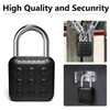 Relihom Combination Lock for Locker, Smart Padlock with Code TUYA