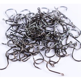 1000pcs Barbed Fishing Hooks 3 to 12 Sizes Steel Fish Hook with Barb Fishing Accessories for Outdoor