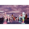 Christmas Nutcracker Ornaments Set, 8 Piece Nutcracker Christmas Decorations, Pink
