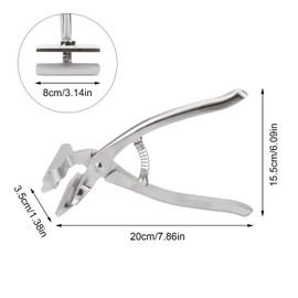 Rongon - Alicates de lona profesional para estirar lona, lona al óleo, estiramiento, alicates de lona de aleación de aluminio resistente, herramienta para estirar, abrazadera de pintura al óleo