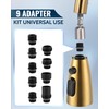 Kitchen Faucet Head Replacement:Stainless Steel Spray Head,3 Modes Pull Out