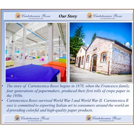 Cartotecnica Rossi 140g 17 Inch Wide 8.2ft Long Italian Crepe Paper Rollfor Wedding Ceremony Various Large Festivals Decoration (Forest Green（961）)