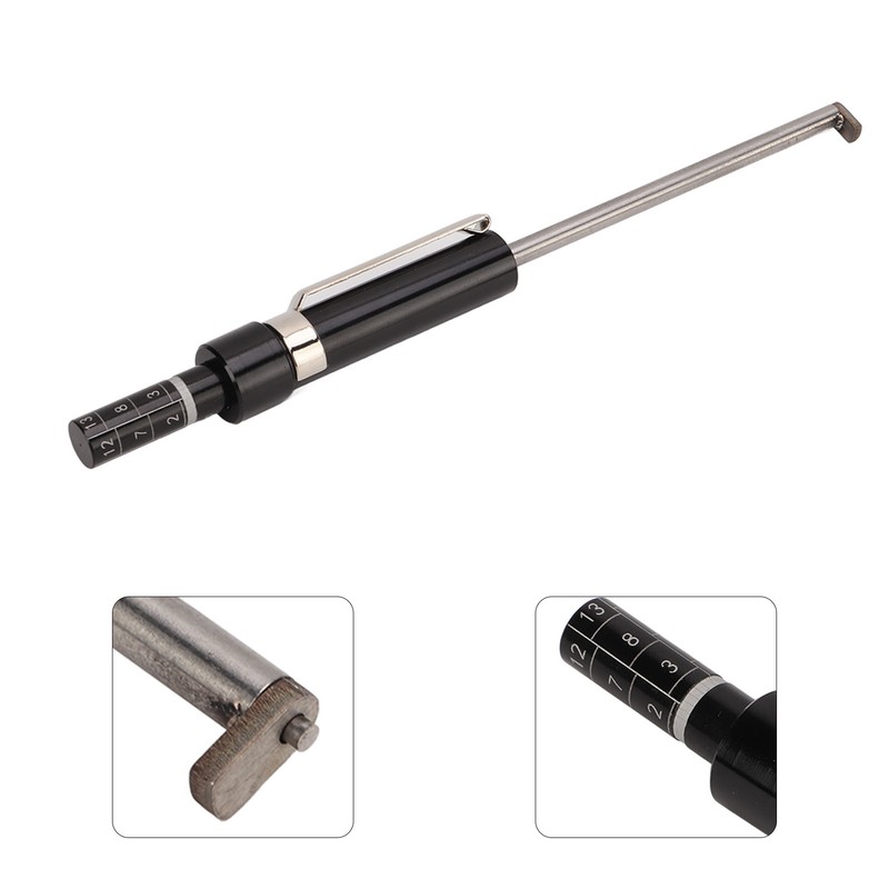 Car Brake Pad Detection Pen Scale Tire Tread Depth Gauge