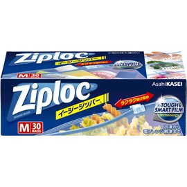 Ziploc Easy Zipper M Transparent Pack of 30