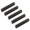 5PCS 2 * 20pins 2.54cm Straight Female PCB Header for