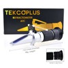 Honey Brix Tri-Scale Refractometer with ATC - Measures 58-90% Brix,