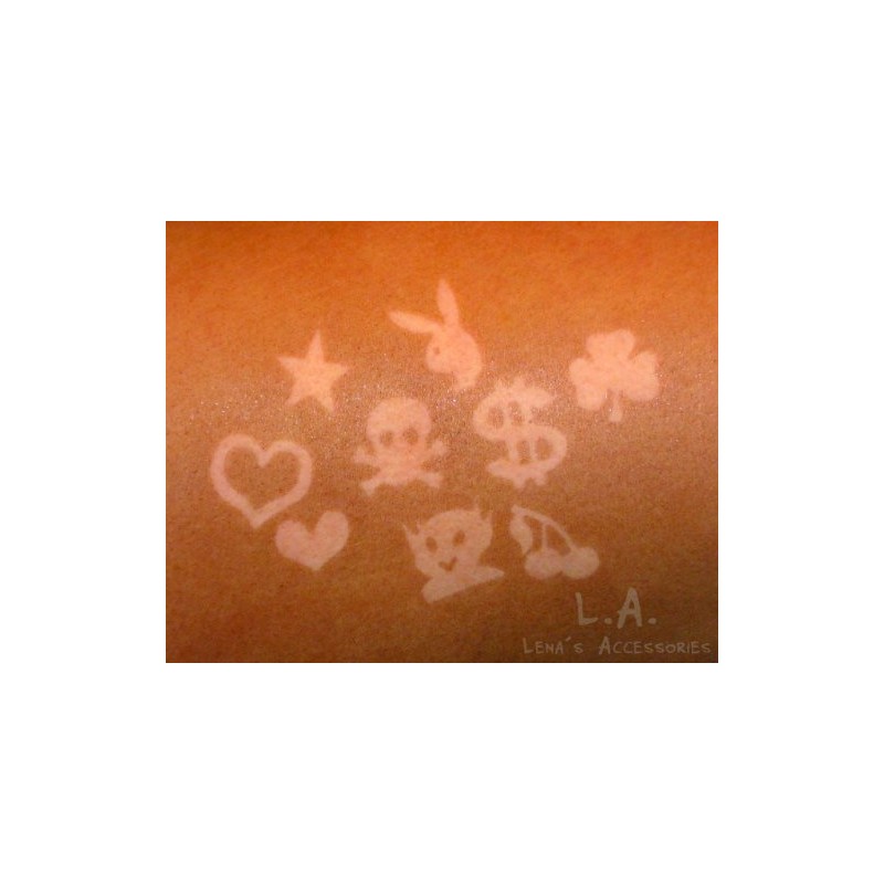 Sun Shine Tanning Stickers - Set of 50