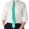 DonDon Mens Handmade Silk Look Ties 6cm, mint