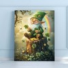 St Patricks Day Wall Decor Canvas Printing, Gnomes Leprechaun Wall