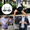 ZYETGH Pack of 4 Men's Shirt Holders, Elastic Shirt Holder,