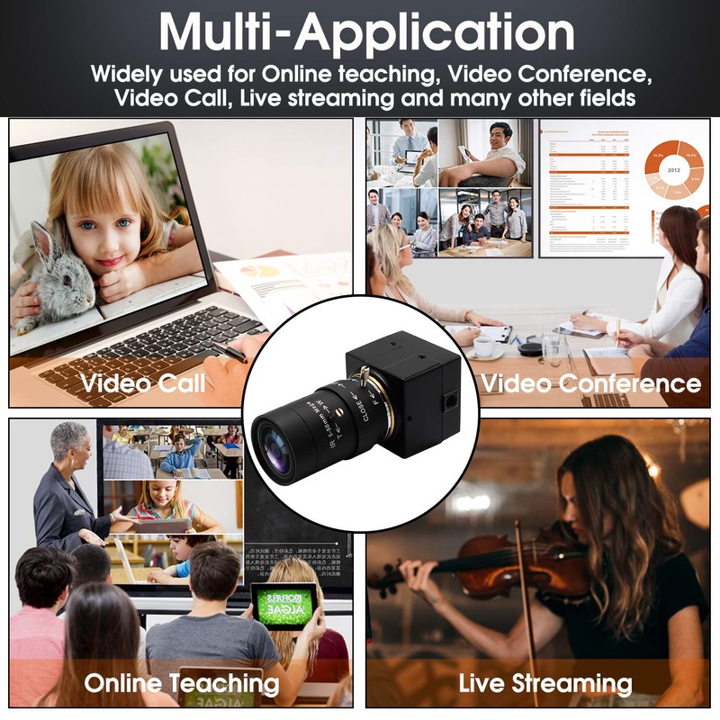 Svpro USB Camera 5-50mm varifocal Zoom Lens 1280 X 720