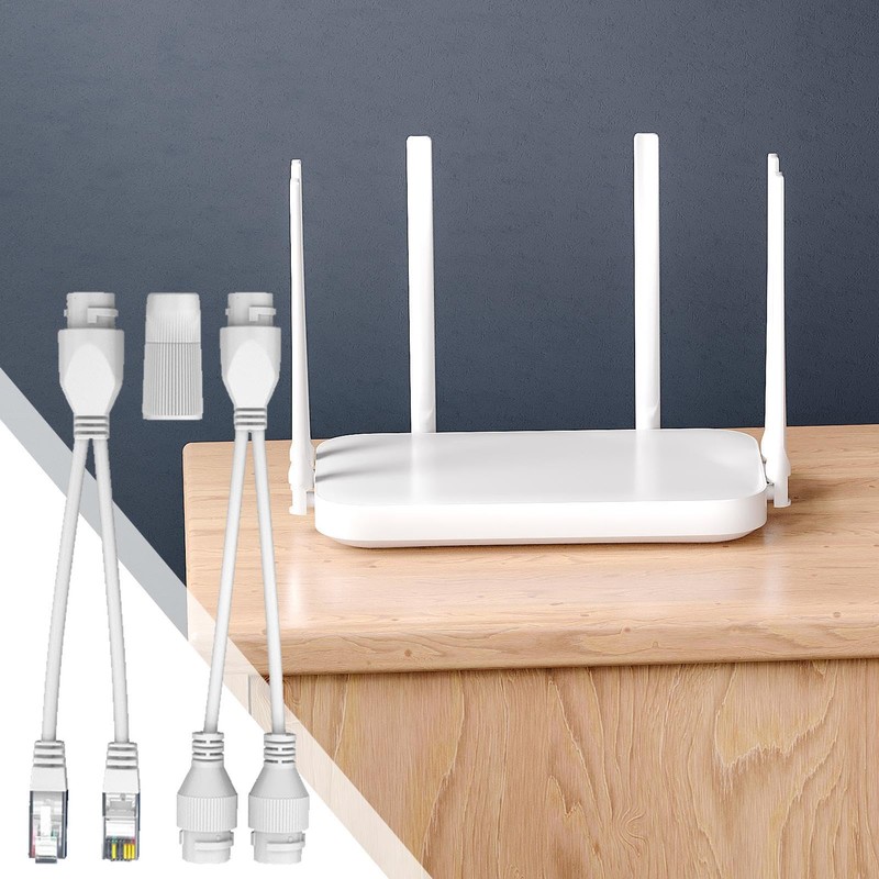 Generic Ethernet Splitter 1 to 2, Safe Network Splitter with