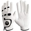 LOVMEAD Men's Golf Gloves for Right Hand with Ball Marker,