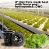 WOYAODONG 100 Pcs 2 inch Net Pots Hydroponics Supplies Cups,Garden