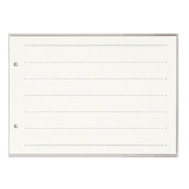 maruai Guestbook rifi-ru 6 Lines, Set of 5 X 10 Pack Female – The 60 in W x in H, 10P