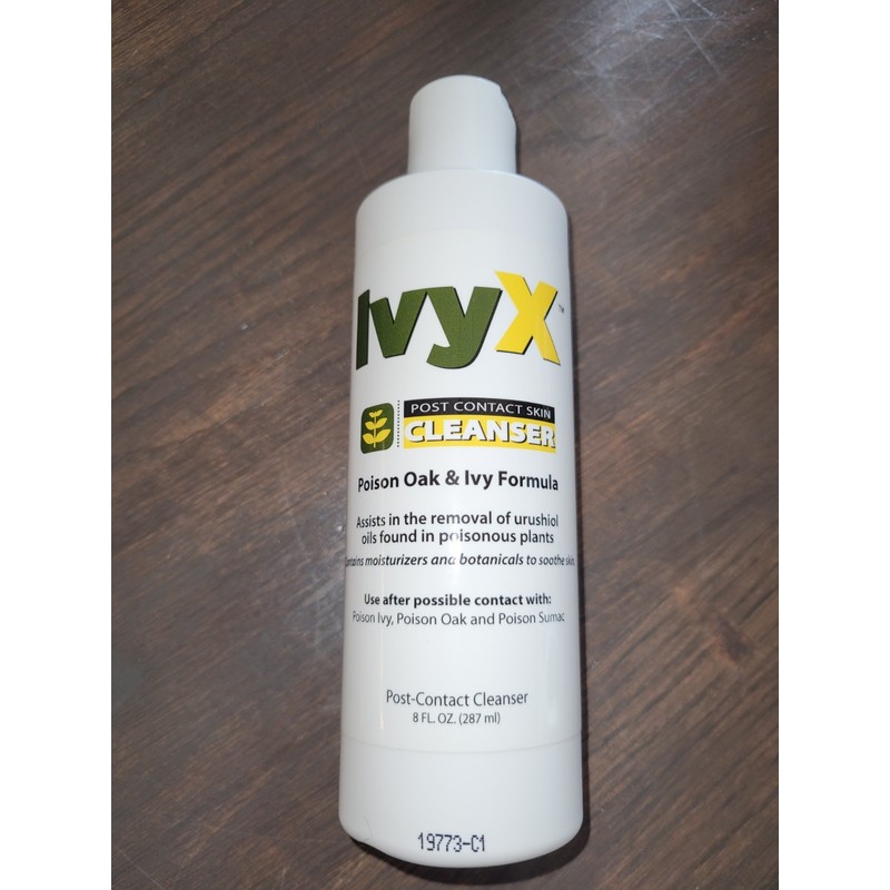 Coretex IVY X Post Contact Cleanser (2) 8oz Bottles POISON