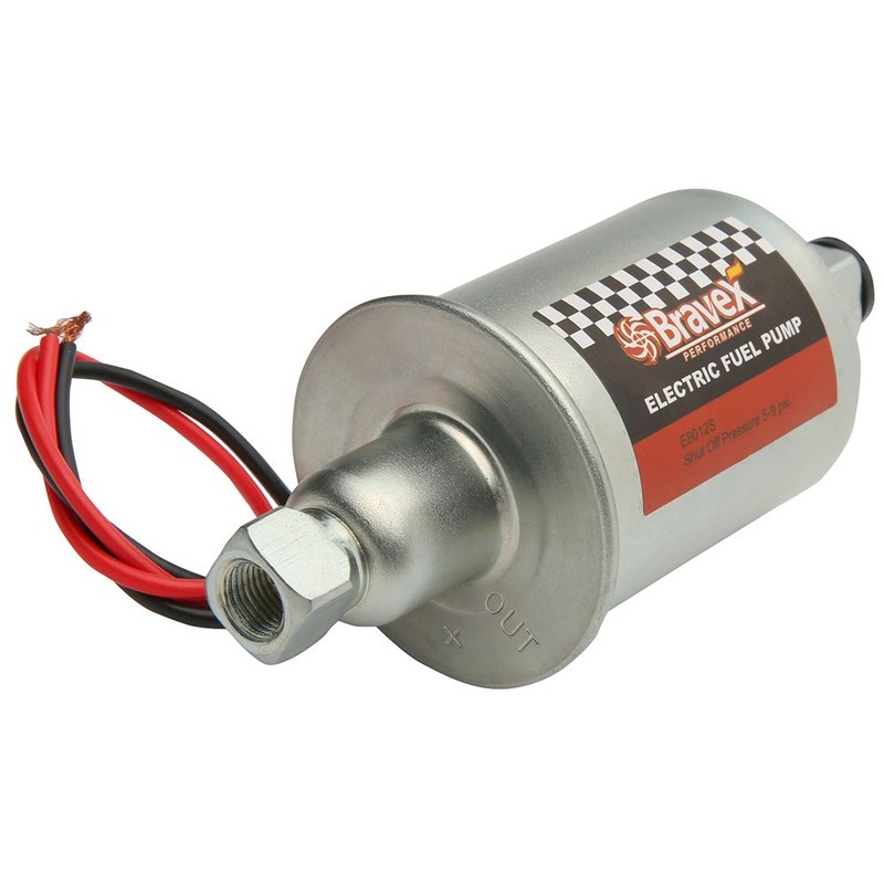 Bravex E8012S Universal Electric Fuel Pump Low Pressure 5-9 PSI