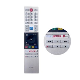 Boulton Universal Remote Control for Toshiba Smart TV – Universal TV Remote Toshiba Remote Control for TV – Toshiba Universal Remote Controller – Replacement TV Remote Control – Smart TV Remote
