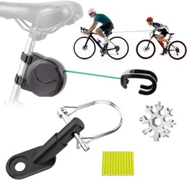 Tow Rope Bicycle Children, 2.5 m Parents Child Bicycle Tow Rope with Bicycle Trailer Coupling, Load Capacity 500 lbs for Children