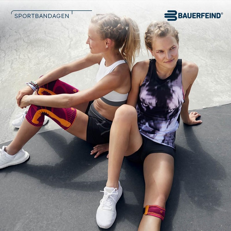 Bauerfeind Patellabandage "Knee Strap", Knie Sportgurt Unisex, Druckentlastung