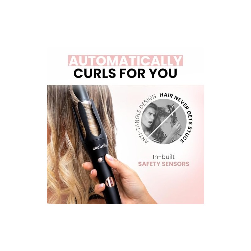 ELLA BELLA® Automatic Rotating Curling Iron • Auto Hair Curlers