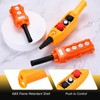 MECCANIXITY Emergency Hoist Crane Push Button Switch, Up Down Rain