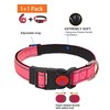 Aeclleca Reflective Dog Collar and Leash Set with Safety Locking